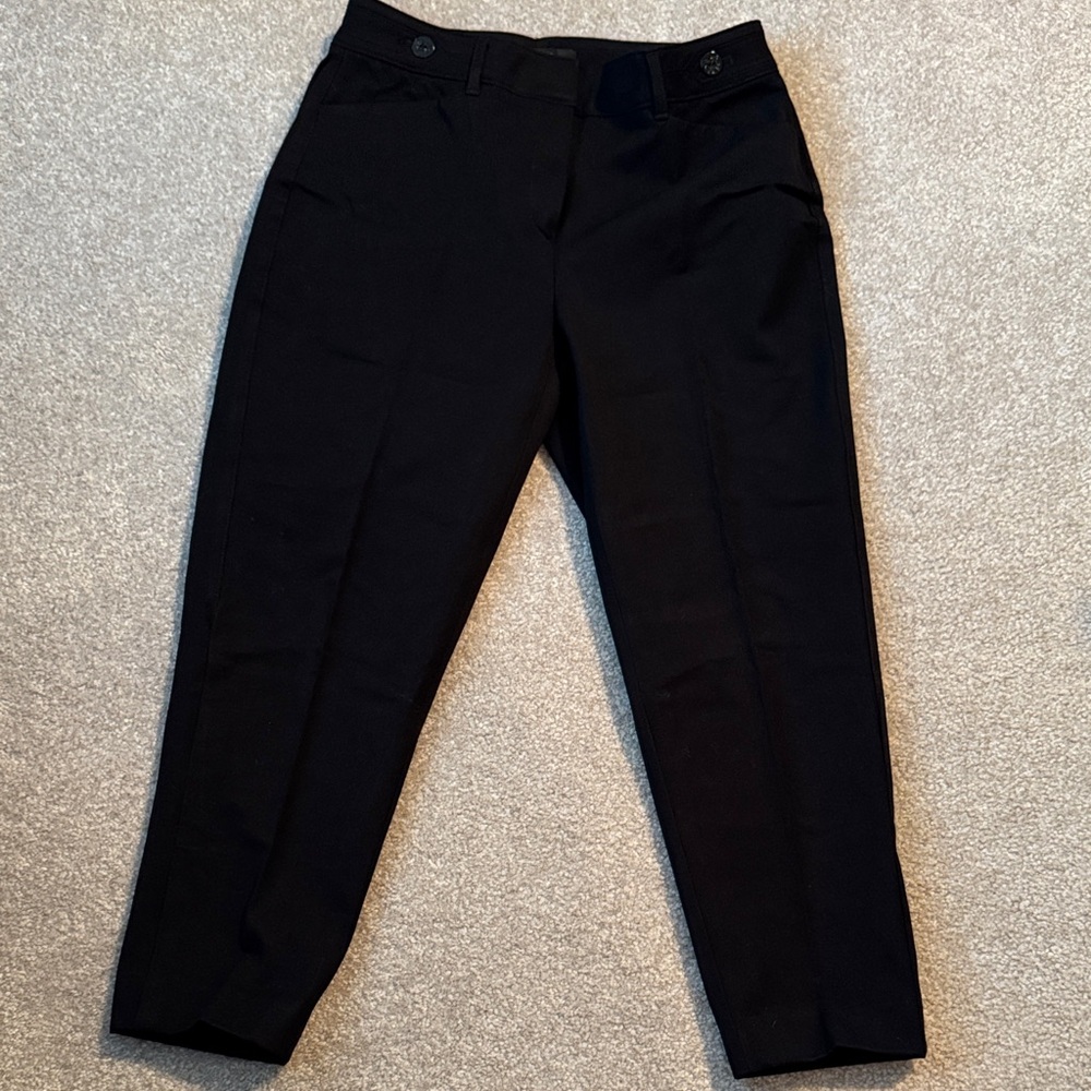 White House Black Market Slim Cropped Slacks